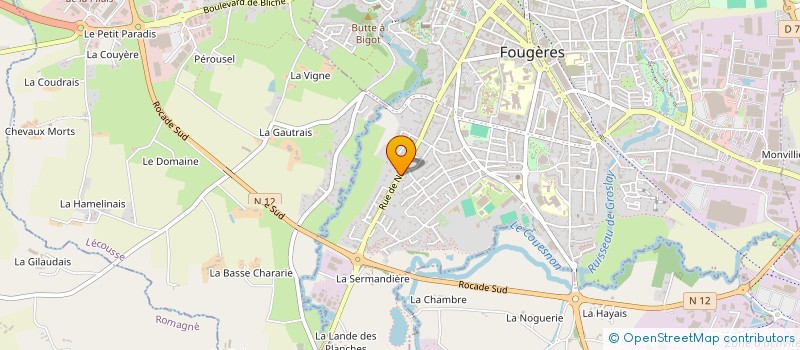 localisation de l'entreprise 321 382 012 à FOUGERES