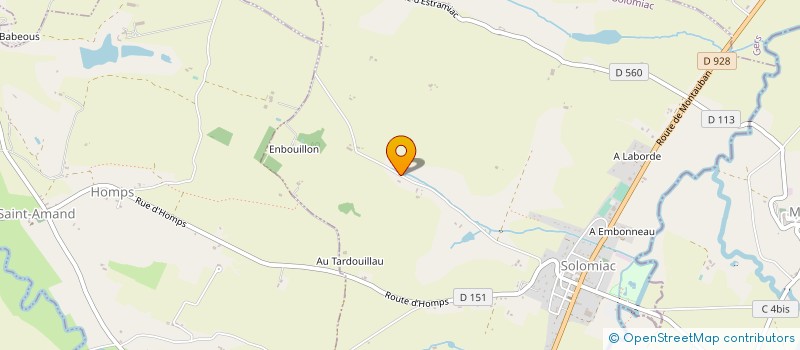 localisation de l'entreprise 321 492 308   SOLOMIAC