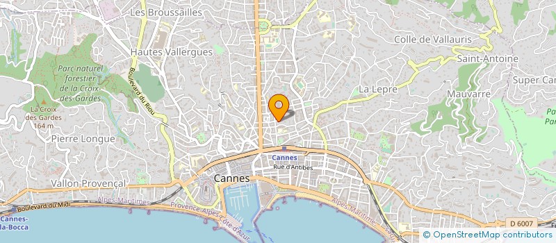 localisation de l'entreprise 321 589 889 à CANNES