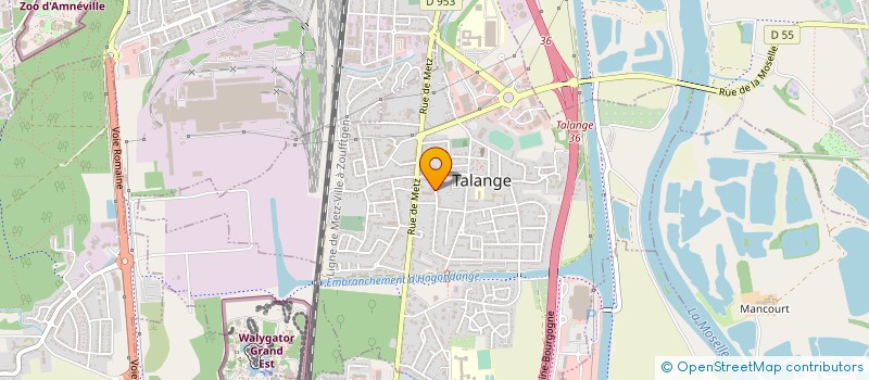 localisation de l'entreprise 321 600 074 à TALANGE