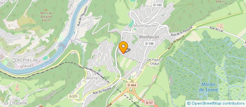 localisation de l'entreprise 321 694 150 à MONTFAUCON