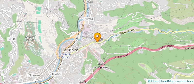 localisation de l'entreprise 321 945 586 à LA TRINITE
