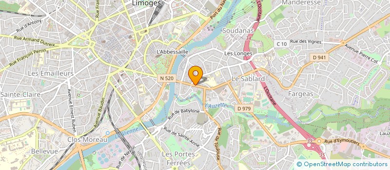 localisation de l'entreprise 321 CONDUITE à LIMOGES
