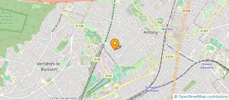 localisation de l'entreprise 321 PLONGEZ à ANTONY