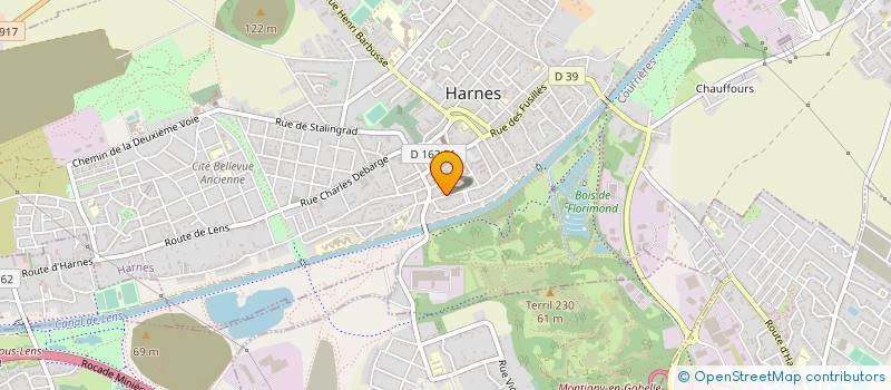 localisation de l'entreprise 322 025 180 à HARNES