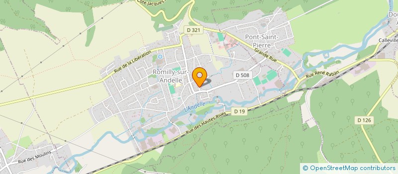 localisation de l'entreprise 322 081 019 à ROMILLY-SUR-ANDELLE