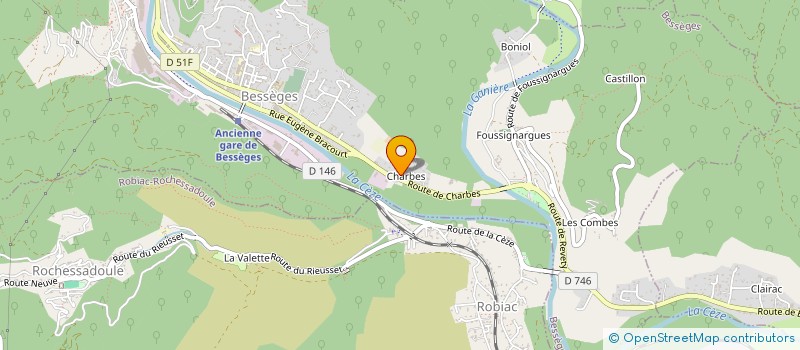 localisation de l'entreprise 322 137 522   BESSEGES