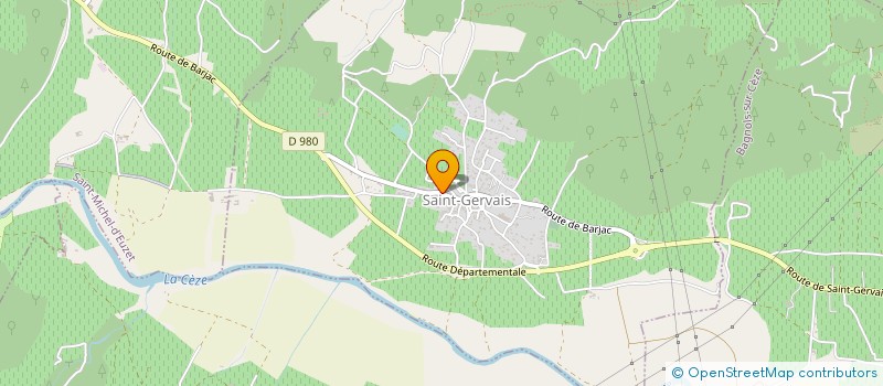 localisation de l'entreprise 322 327 982  à BAGNOLS-SUR-CEZE