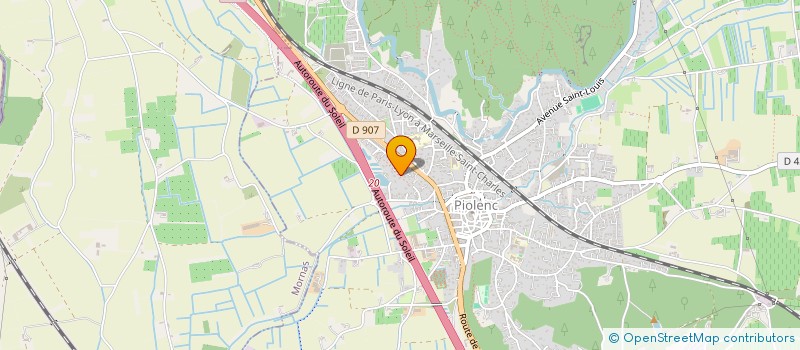 localisation de l'entreprise 322 361 734   PIOLENC