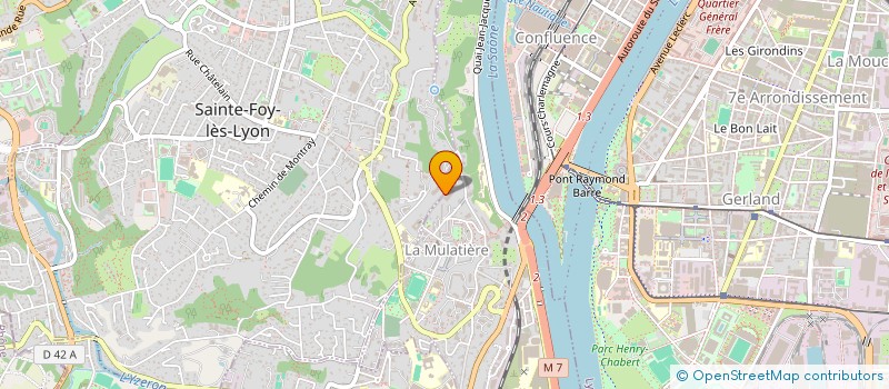 localisation de l'entreprise 322 372 566   LA MULATIERE