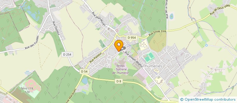 localisation de l'entreprise 322 495 292   THUMERIES