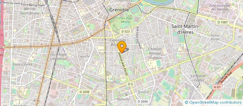 localisation de l'entreprise 322 541 517   GRENOBLE