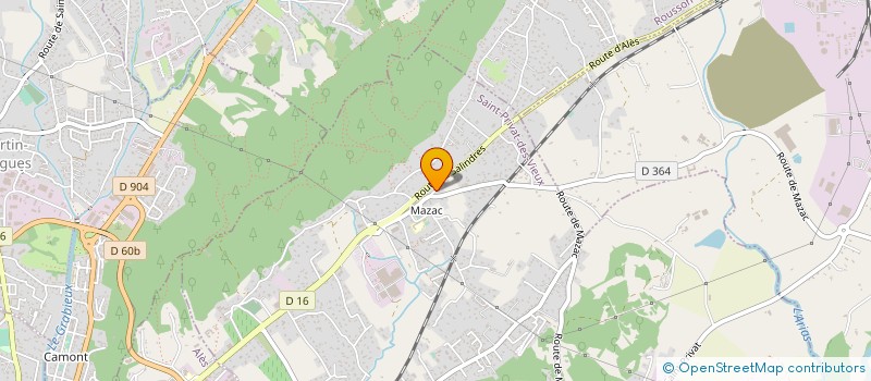 localisation de l'entreprise 322 569 542 à SAINT-PRIVAT-DES-VIEUX