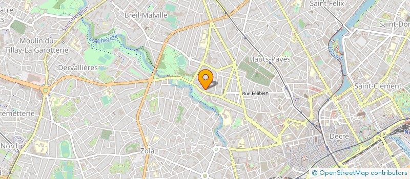 localisation de l'entreprise 322 581 307 à NANTES