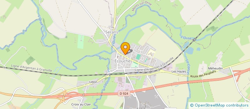 localisation de l'entreprise 322 673 518 à ECOUCHE-LES-VALLEES