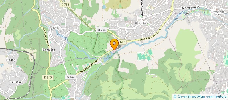 localisation de l'entreprise 322 833 245   BLANZAT