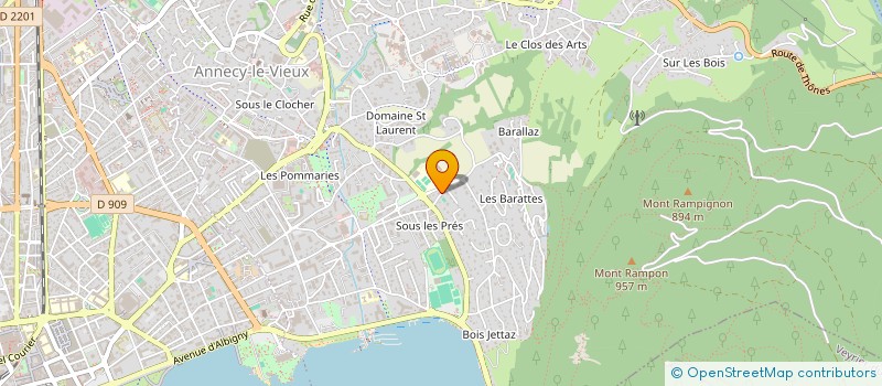 localisation de l'entreprise 323 031 369  à ANNECY