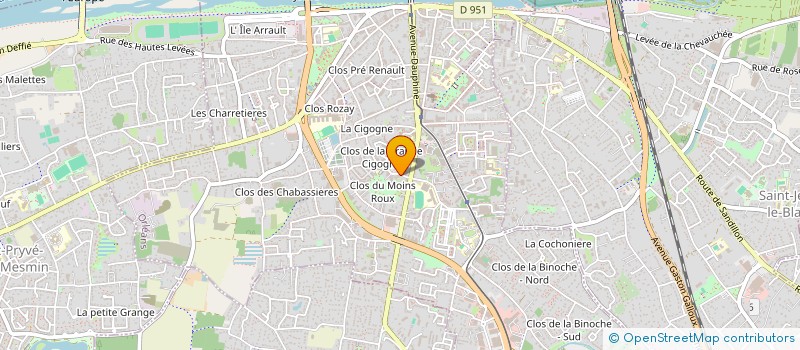 localisation de l'entreprise 323 227 603   ORLEANS