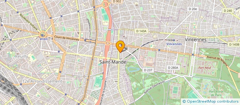 localisation de l'entreprise 323 292 367  à SAINT MANDE