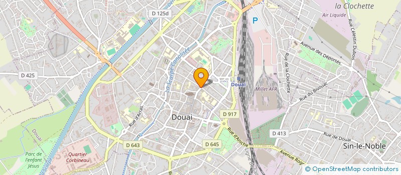 localisation de l'entreprise 323 332 205 à DOUAI