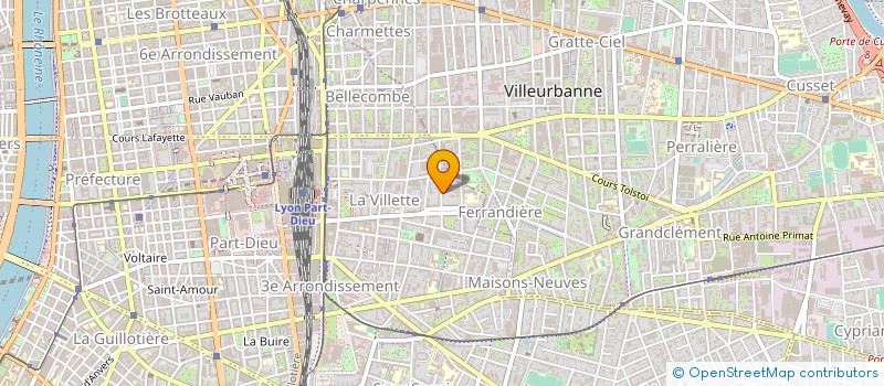 localisation de l'entreprise 323 368 746   LYON