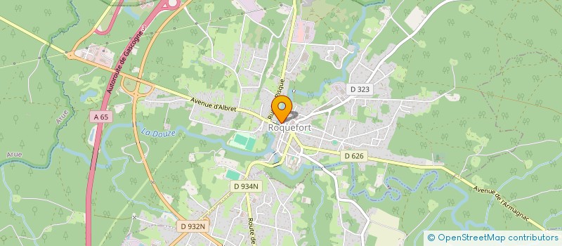 localisation de l'entreprise 323 442 210 à ROQUEFORT