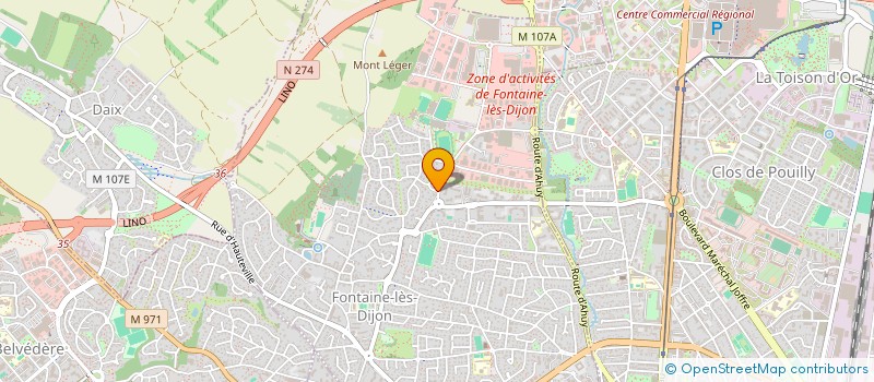 localisation de l'entreprise 323 519 553  à DIJON