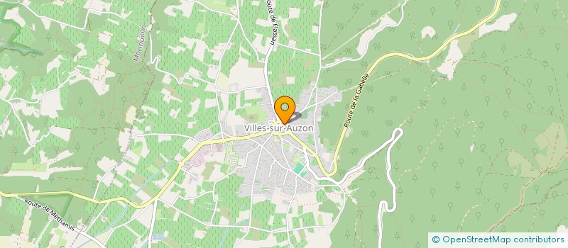localisation de l'entreprise 323 587 378   VILLES-SUR-AUZON