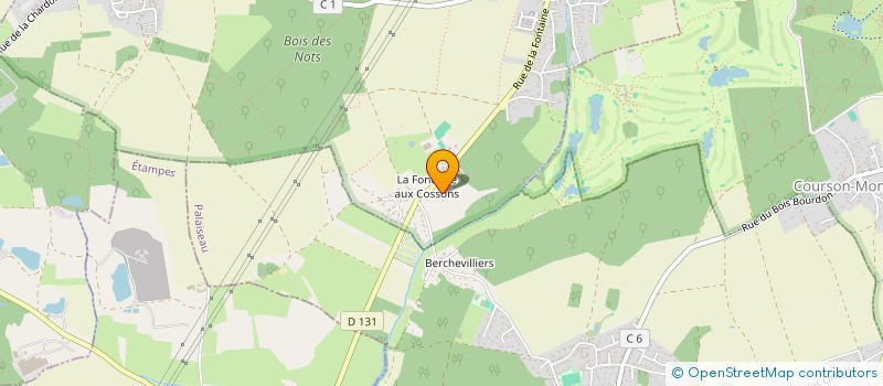 localisation de l'entreprise 323 794 537   VAUGRIGNEUSE