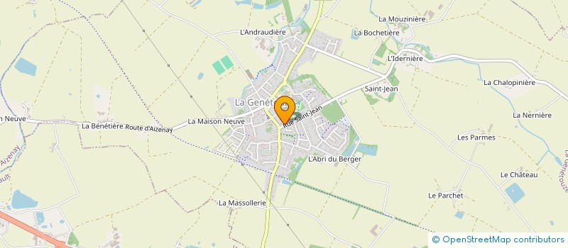 localisation de l'entreprise 323 968 297   LA GENETOUZE