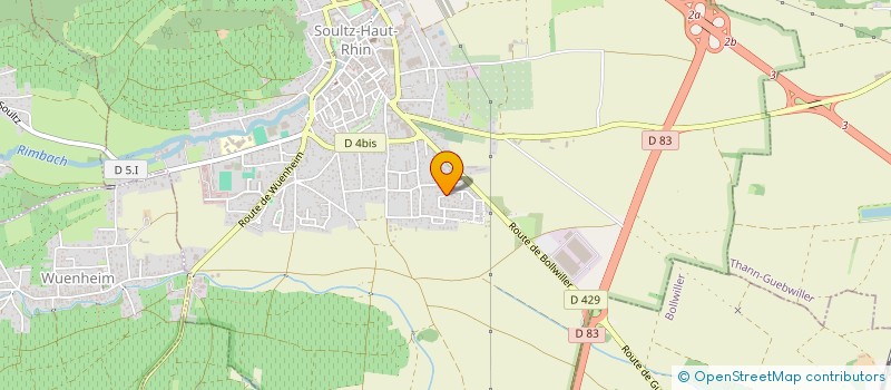 localisation de l'entreprise 323 978 429   GUEBWILLER