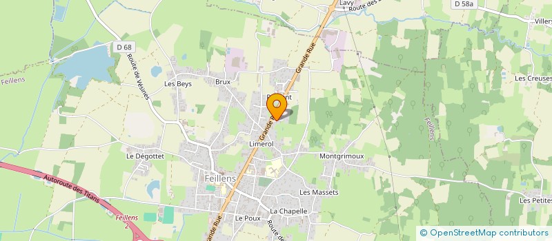 localisation de l'entreprise 324 167 675 à CHASSY