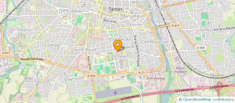 localisation de l'entreprise 324 474 055   TARBES