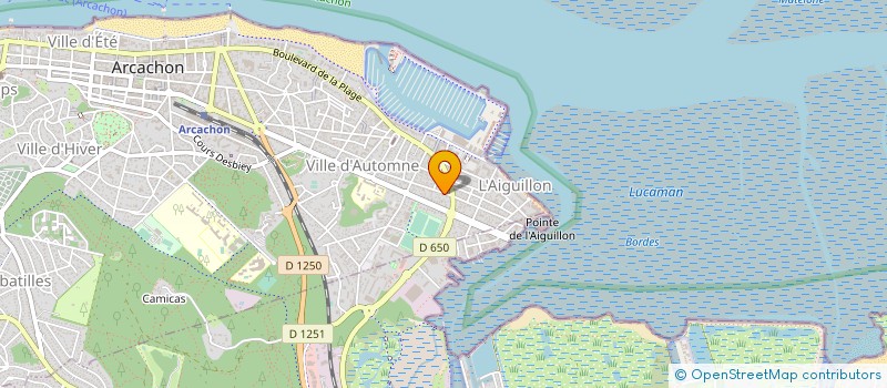 localisation de l'entreprise 324 727 114  à LA TESTE-DE-BUCH