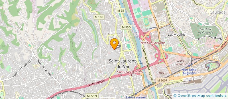 localisation de l'entreprise 324 VERDUN à SAINT-LAURENT-DU-VAR