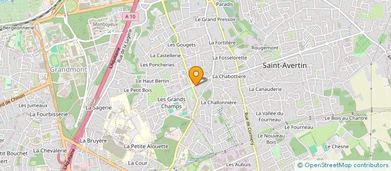 localisation de l'entreprise 325 164 358 à SAINT AVERTIN