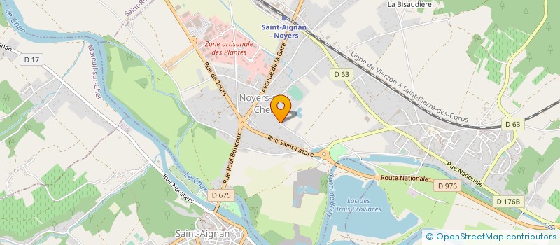 localisation de l'entreprise 325 254 365   NOYERS-SUR-CHER