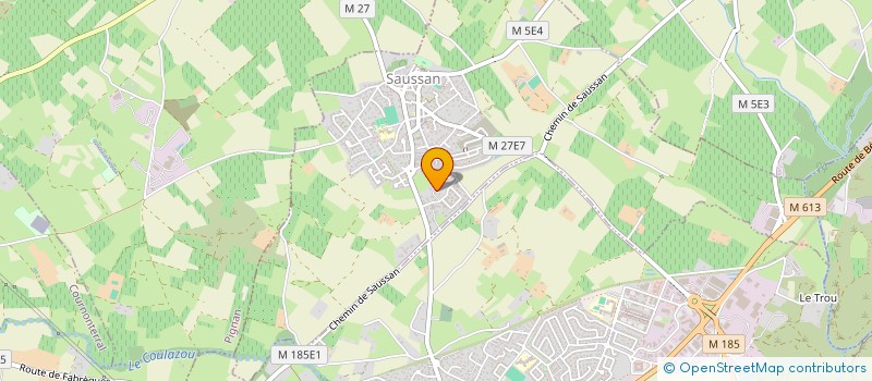 localisation de l'entreprise 325 341 576   SAUSSAN