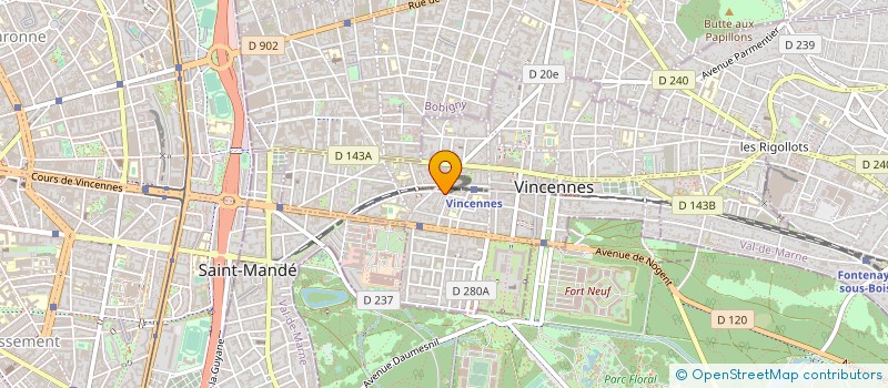 localisation de l'entreprise 325 353 597   BAGNOLET