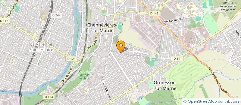 localisation de l'entreprise 325 405 744   CHENNEVIERES SUR MARNE