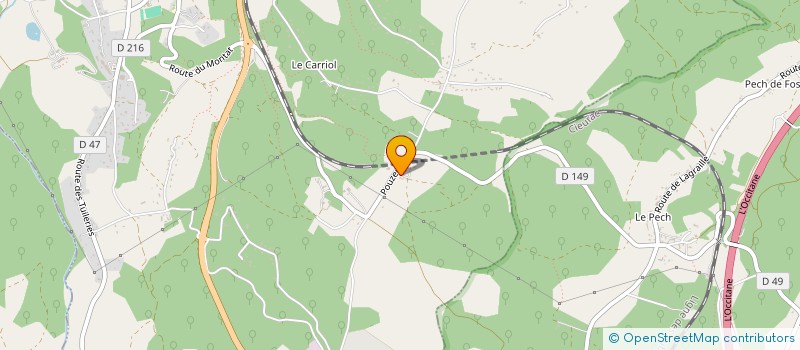 localisation de l'entreprise 326 121 902   LE MONTAT