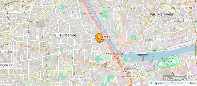 localisation de l'entreprise 326 324 860   VILLEURBANNE