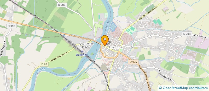 localisation de l'entreprise 326 485 554   AUXONNE