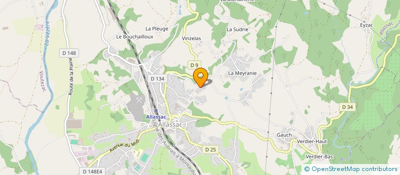 localisation de l'entreprise 326 742 715   ALLASSAC