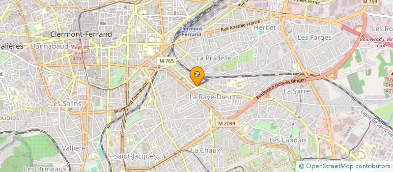 localisation de l'entreprise 326 848 934 à CLERMONT-FERRAND