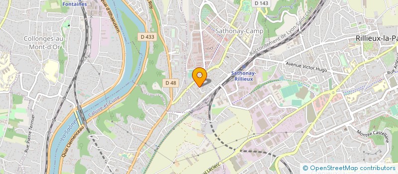 localisation de l'entreprise 326 867 983   SATHONAY-CAMP