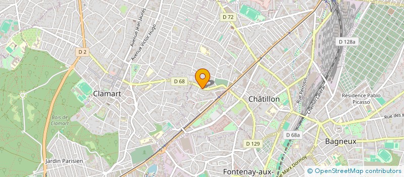 localisation de l'entreprise 326 885 795 à CHATILLON