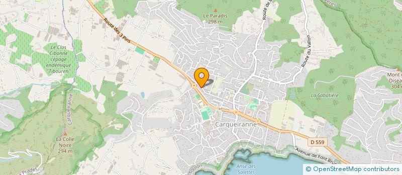 localisation de l'entreprise 327 012 365  à HYERES