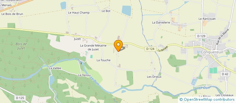 localisation de l'entreprise 327 133 823   GUEMENE-PENFAO