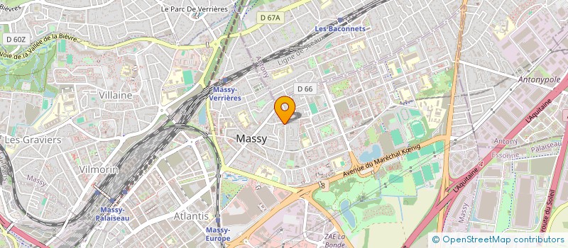 localisation de l'entreprise 327 152 377 à MASSY
